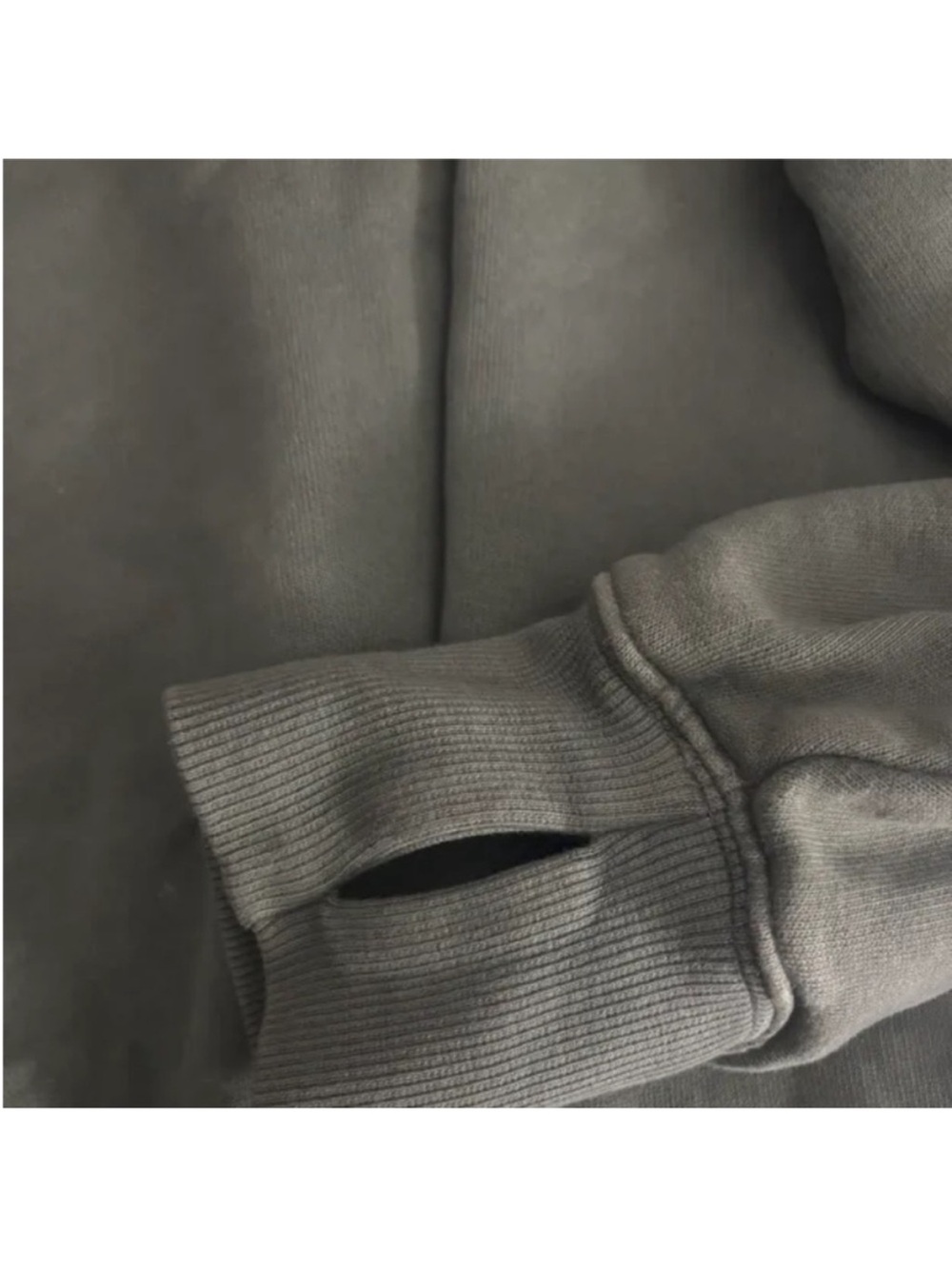 aerie Olive Green Crewneck Sweatshirt with Back Logo - Picture 4 of 4